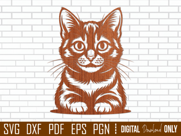 Close-up Cute Kitten Cat Wall Art
