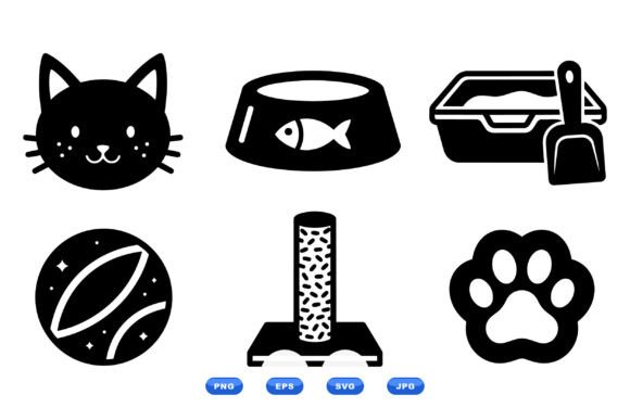 Cute Cat Pet Icon Clipart