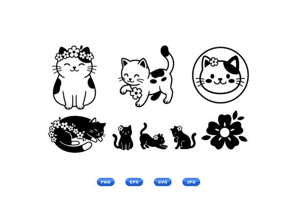 Floral Cat Clipart Icons: A Designer’s Real-World Embroidery Review