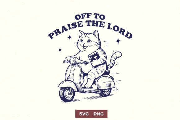 Off to Praise the Lord Christian SVG PNG
